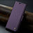 Leather Case Stands Flip Cover Holder C04S for Google Pixel 8a 5G Purple