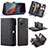 Leather Case Stands Flip Cover Holder C04S for Samsung Galaxy A71 4G A715