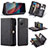 Leather Case Stands Flip Cover Holder C04S for Samsung Galaxy A71 5G