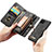 Leather Case Stands Flip Cover Holder C04S for Samsung Galaxy M12