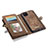 Leather Case Stands Flip Cover Holder C04S for Samsung Galaxy M12