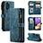 Leather Case Stands Flip Cover Holder C04S for Samsung Galaxy M32 5G