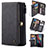 Leather Case Stands Flip Cover Holder C04S for Samsung Galaxy M40S