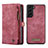 Leather Case Stands Flip Cover Holder C04S for Samsung Galaxy S21 FE 5G