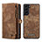 Leather Case Stands Flip Cover Holder C04S for Samsung Galaxy S21 FE 5G