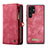 Leather Case Stands Flip Cover Holder C04S for Samsung Galaxy S24 Ultra 5G