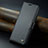 Leather Case Stands Flip Cover Holder C04S for Xiaomi Redmi Note 13 5G Black