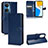 Leather Case Stands Flip Cover Holder C04X for Huawei Honor X7