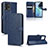 Leather Case Stands Flip Cover Holder C04X for Motorola Moto G72