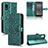 Leather Case Stands Flip Cover Holder C04X for Sharp Aquos wish3