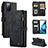 Leather Case Stands Flip Cover Holder C05S for Samsung Galaxy S20 FE (2022) 5G