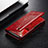 Leather Case Stands Flip Cover Holder C05S for Samsung Galaxy S20 Plus 5G Red