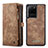 Leather Case Stands Flip Cover Holder C05S for Samsung Galaxy S20 Ultra 5G