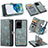 Leather Case Stands Flip Cover Holder C05S for Samsung Galaxy S20 Ultra 5G