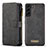 Leather Case Stands Flip Cover Holder C05S for Samsung Galaxy S22 Plus 5G