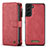 Leather Case Stands Flip Cover Holder C05S for Samsung Galaxy S22 Plus 5G