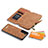 Leather Case Stands Flip Cover Holder C05S for Samsung Galaxy S22 Plus 5G