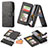 Leather Case Stands Flip Cover Holder C05S for Samsung Galaxy S23 Ultra 5G