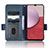 Leather Case Stands Flip Cover Holder C05X for Motorola Moto E13