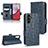 Leather Case Stands Flip Cover Holder C05X for Motorola Moto E13