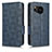 Leather Case Stands Flip Cover Holder C05X for Sharp Aquos Sense7 Plus Blue