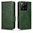 Leather Case Stands Flip Cover Holder C05X for Xiaomi Redmi K60 Ultra 5G Green