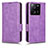 Leather Case Stands Flip Cover Holder C05X for Xiaomi Redmi K60 Ultra 5G Purple