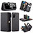 Leather Case Stands Flip Cover Holder C06S for Samsung Galaxy S20 5G