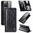 Leather Case Stands Flip Cover Holder C06S for Samsung Galaxy S20 Plus