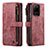 Leather Case Stands Flip Cover Holder C07S for Samsung Galaxy S20 Ultra