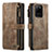 Leather Case Stands Flip Cover Holder C07S for Samsung Galaxy S20 Ultra