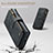 Leather Case Stands Flip Cover Holder C07S for Samsung Galaxy S21 FE 5G