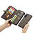 Leather Case Stands Flip Cover Holder C08S for Samsung Galaxy S22 Plus 5G