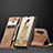 Leather Case Stands Flip Cover Holder C09S for Samsung Galaxy A04s