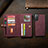 Leather Case Stands Flip Cover Holder C09S for Samsung Galaxy S21 FE 5G