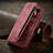 Leather Case Stands Flip Cover Holder C09S for Samsung Galaxy S21 Ultra 5G