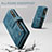 Leather Case Stands Flip Cover Holder C14S for Samsung Galaxy S21 Ultra 5G