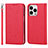 Leather Case Stands Flip Cover Holder D01T for Apple iPhone 13 Pro Max