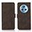 Leather Case Stands Flip Cover Holder D01Y for Huawei Honor Magic5 5G Brown