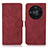 Leather Case Stands Flip Cover Holder D01Y for Huawei Honor Magic6 Lite 5G Red