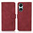 Leather Case Stands Flip Cover Holder D01Y for Huawei Honor X5 Plus Red