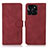 Leather Case Stands Flip Cover Holder D01Y for Huawei Honor X6a