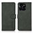 Leather Case Stands Flip Cover Holder D01Y for Huawei Honor X6a Green