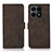 Leather Case Stands Flip Cover Holder D01Y for Huawei Honor X8a 4G