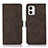 Leather Case Stands Flip Cover Holder D01Y for Motorola Moto G73 5G Brown