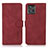 Leather Case Stands Flip Cover Holder D01Y for Motorola ThinkPhone 5G Red