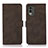 Leather Case Stands Flip Cover Holder D01Y for Nokia C210 Brown