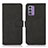 Leather Case Stands Flip Cover Holder D01Y for Nokia G42 5G Black