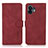 Leather Case Stands Flip Cover Holder D01Y for Nothing Phone 2 Red