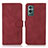 Leather Case Stands Flip Cover Holder D01Y for OnePlus 9 Pro 5G Red